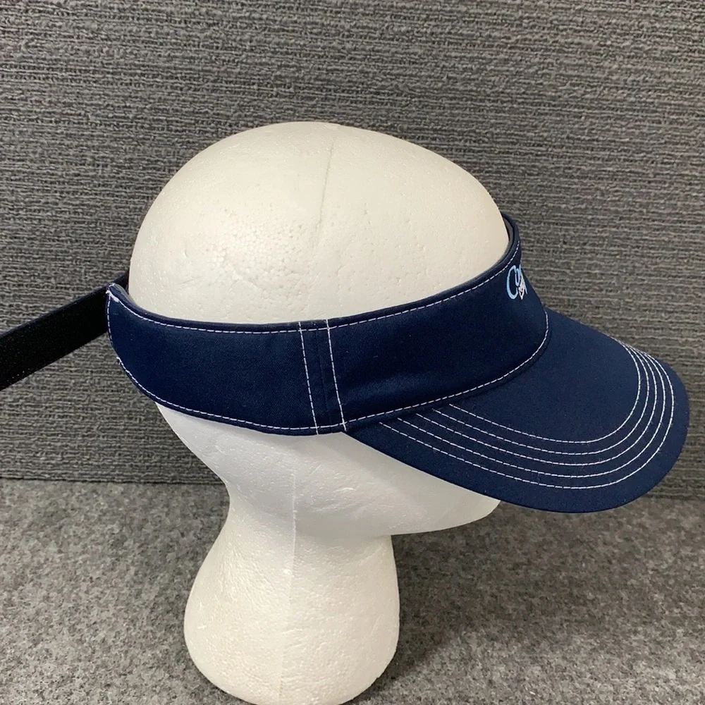 Coastal Properties Group Nike Golf Visor Unisex OSFA Navy Embroidered Strapback - Picture 7 of 13